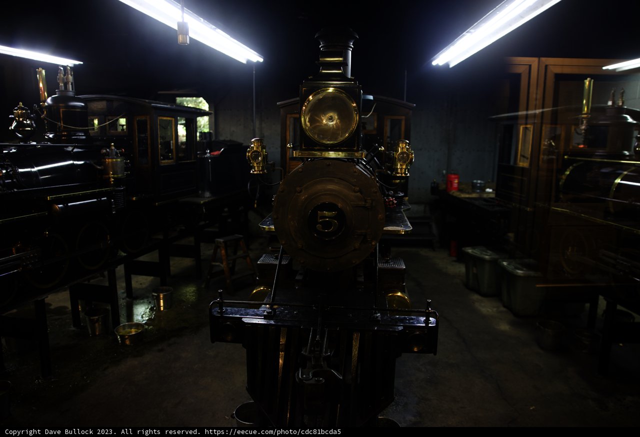 Vintage Train Engine at Tilden Regional Park