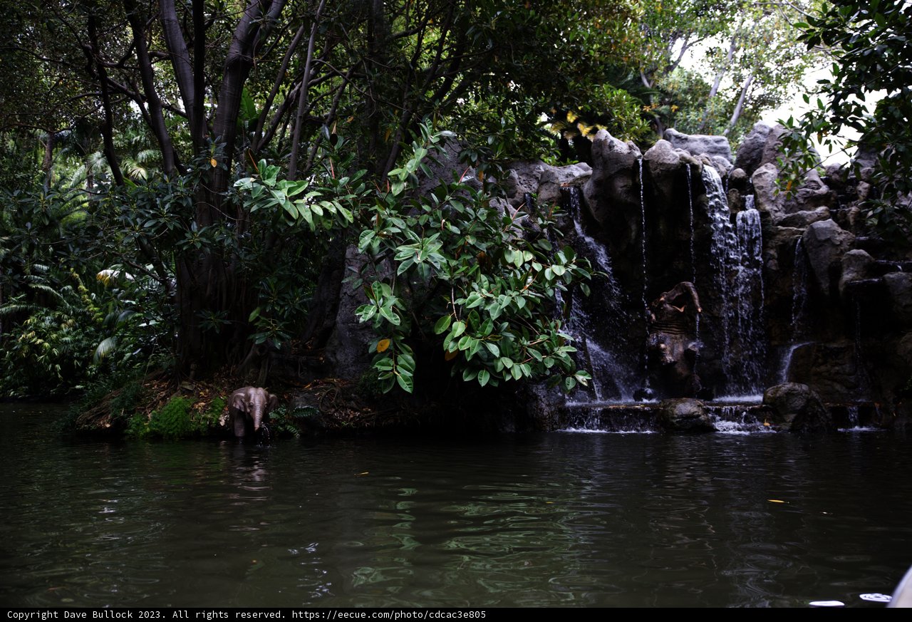 Enchanting Waterfall at Disneyland