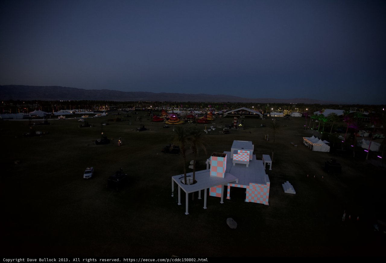 Nighttime Festivities from Above