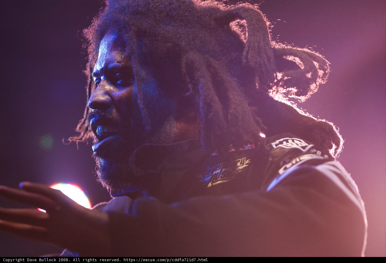 Murs Rocks Coachella Crowd with Dreadlocks and Microphone