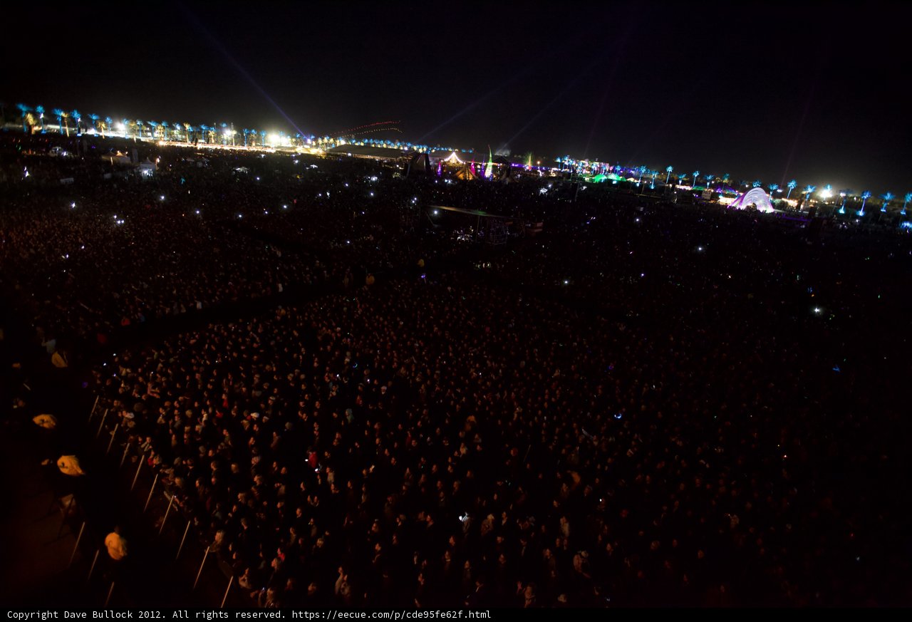 Night Sky Lit Concert