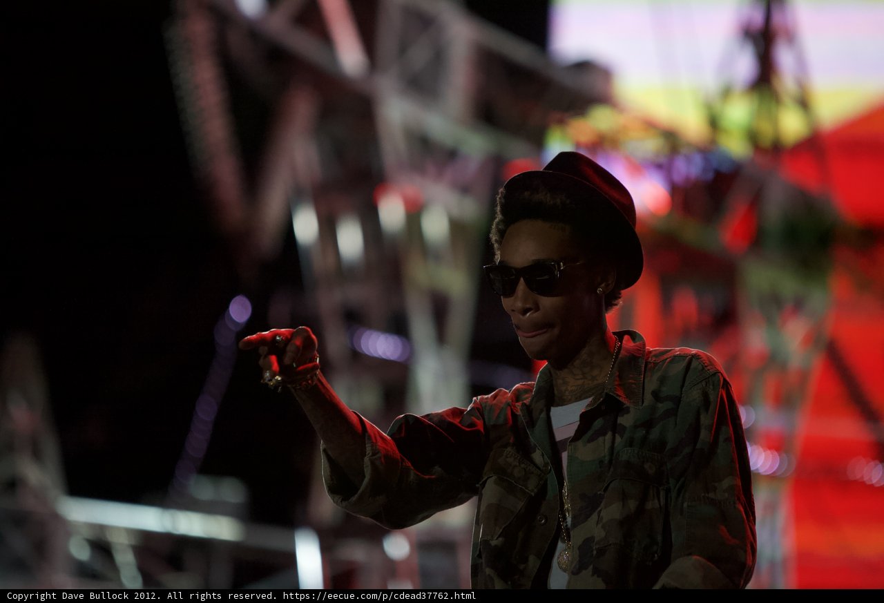 Wiz Khalifa Rocks the Stage at the 2012 Grammy Awards