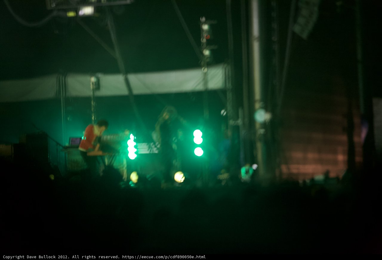 Rocking under the Green Spotlight