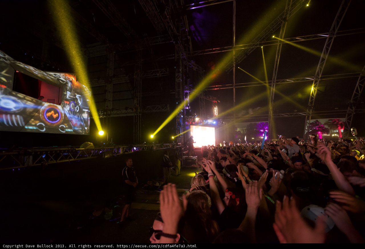 Coachella Stage Lights Up the Night