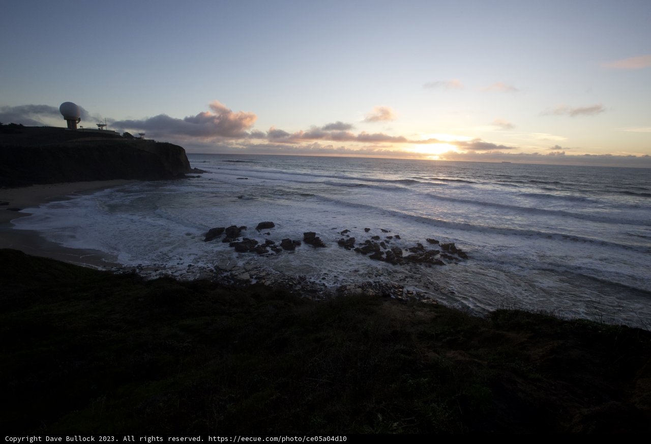 Sunset Serenity at Mavericks Beach