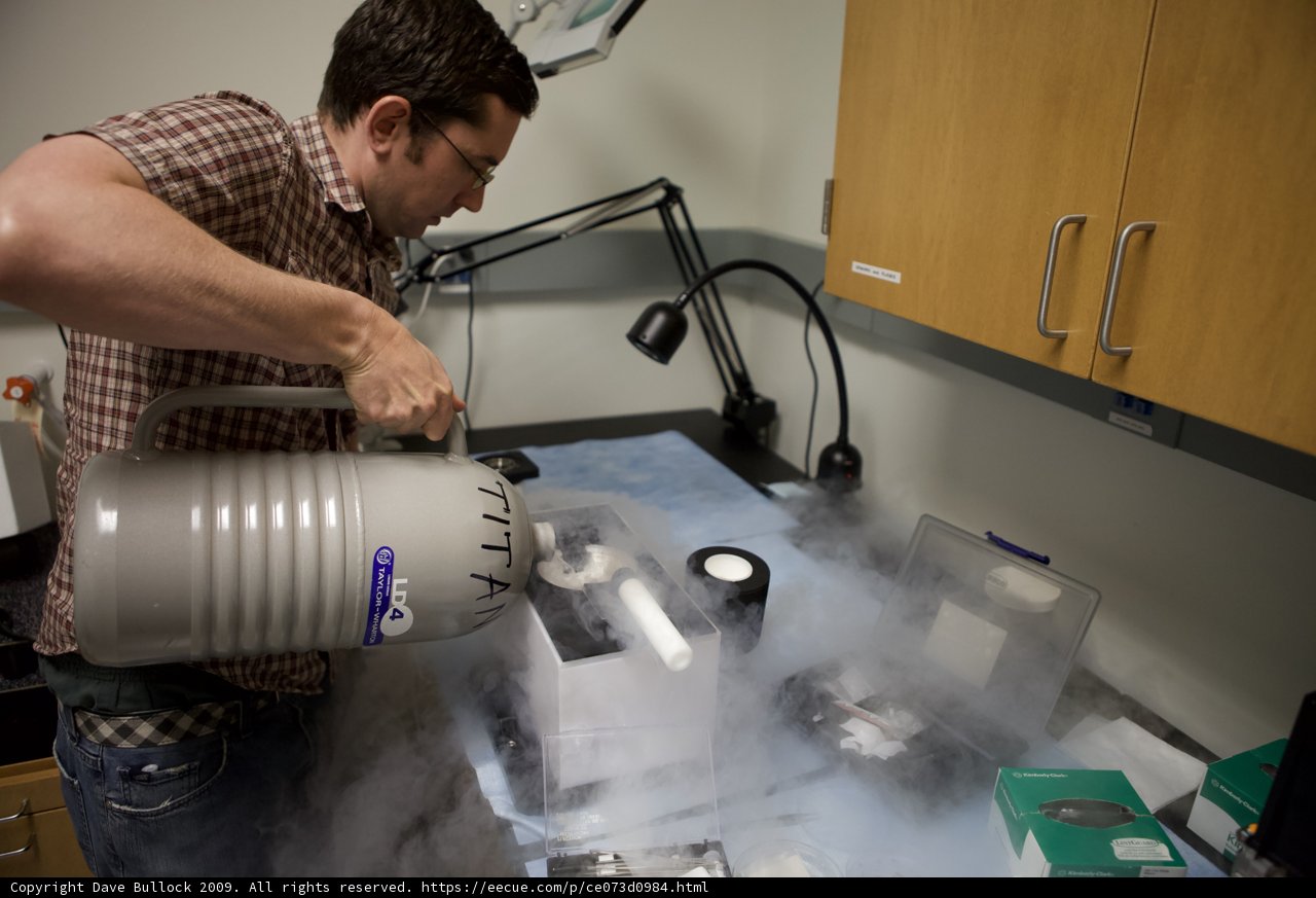 Water Pouring Experiment in the Lab
