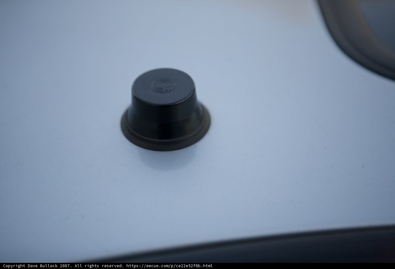 Black Button on Eclipse Car