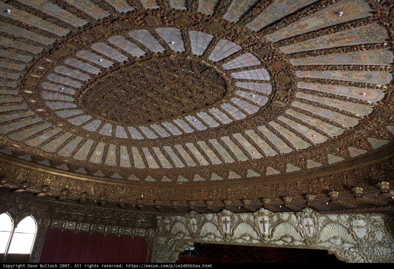 The Majestic Ceiling of Alhambra Palace
