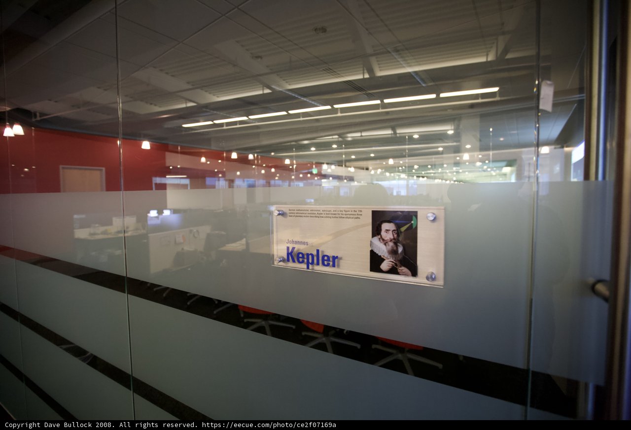 Kepler's Poster at the Transportation Terminal