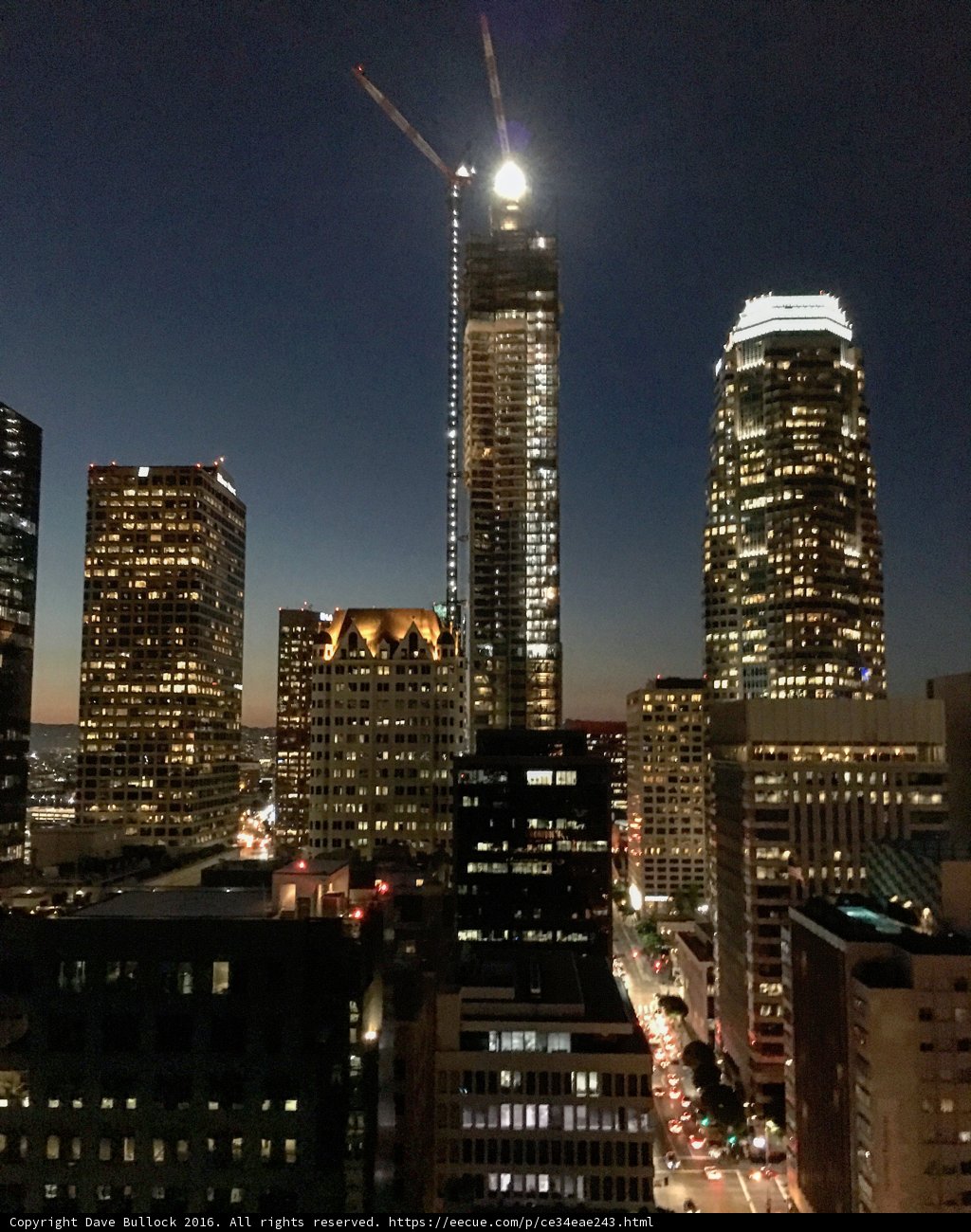 Bright Lights of the Urban Night