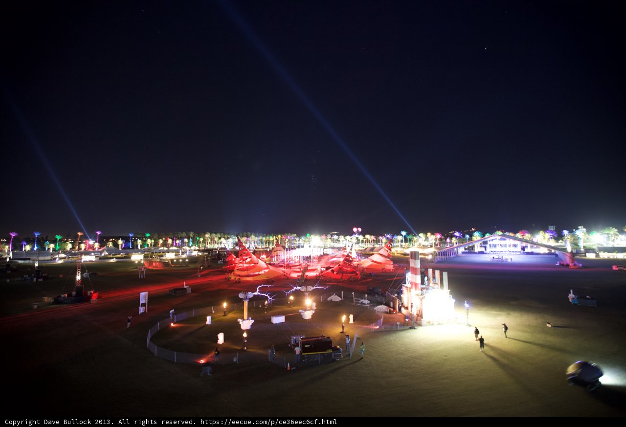 Night Lights Over Urban Metropolis