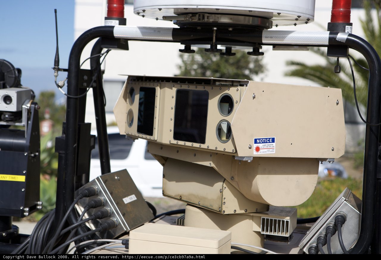 Military Vehicle Equipped with Video Camera
