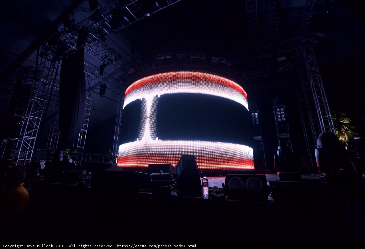 The Grand Stage at Coachella Sunday 2010