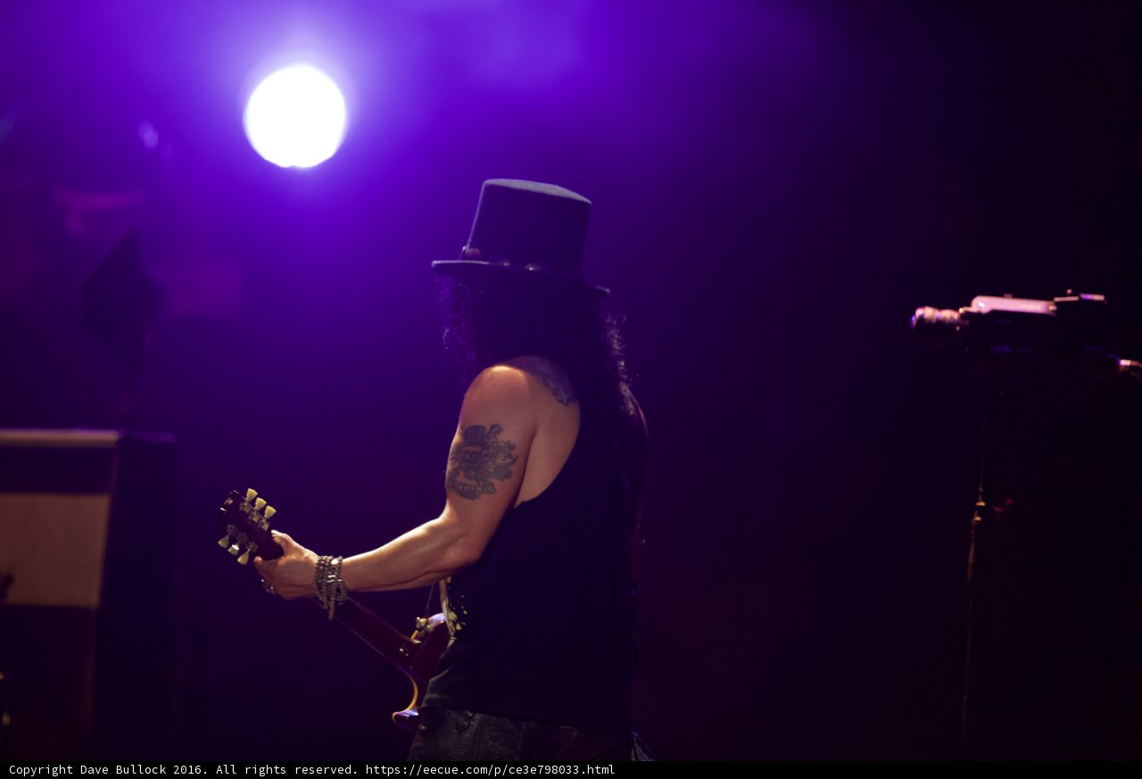 Slash Lights Up the Stage at Rock on the Range Festival