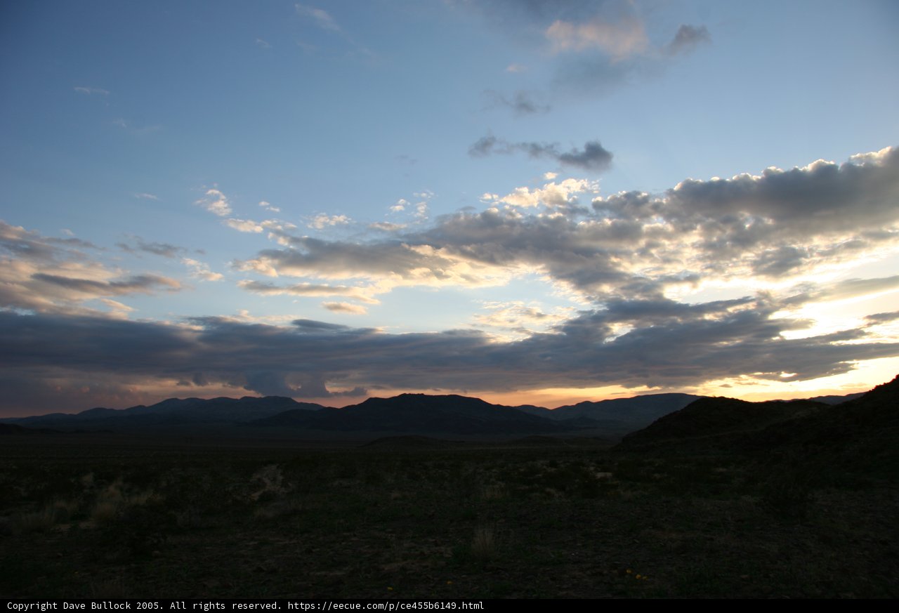 Majestic Sunset over the Mountains