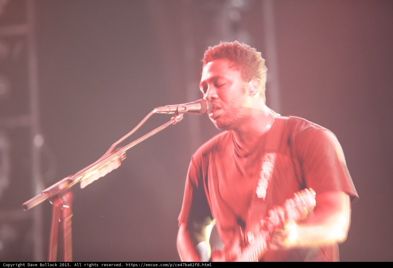 Kele Okereke Playing Guitar