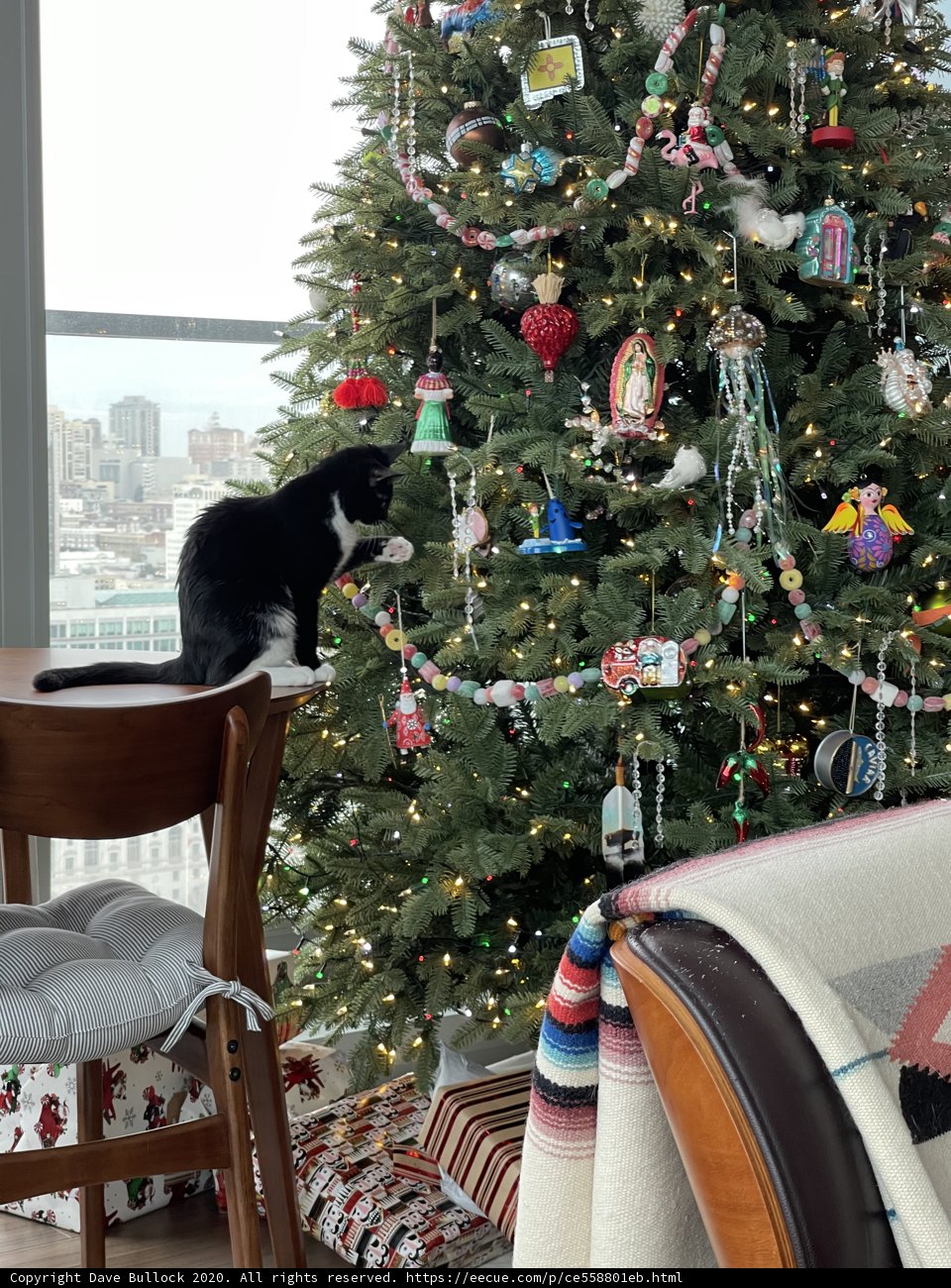 A Feline Christmas Chair