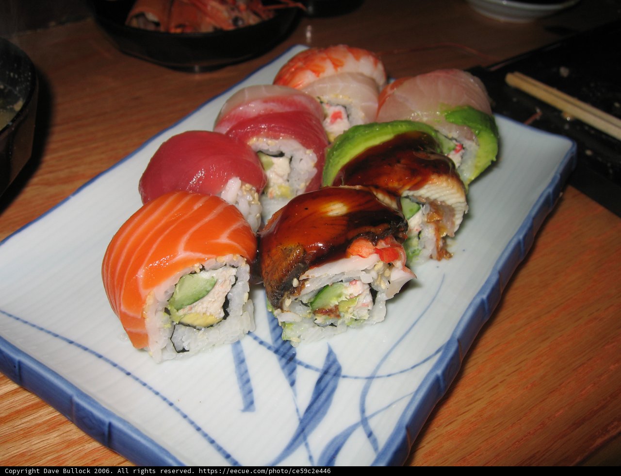 Sushi Delight at the Bar