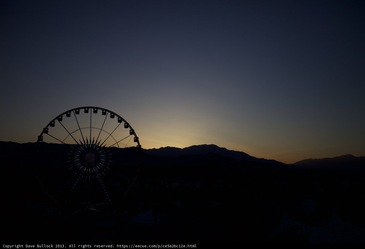 Sunset Fun at the Ferris Wheel
