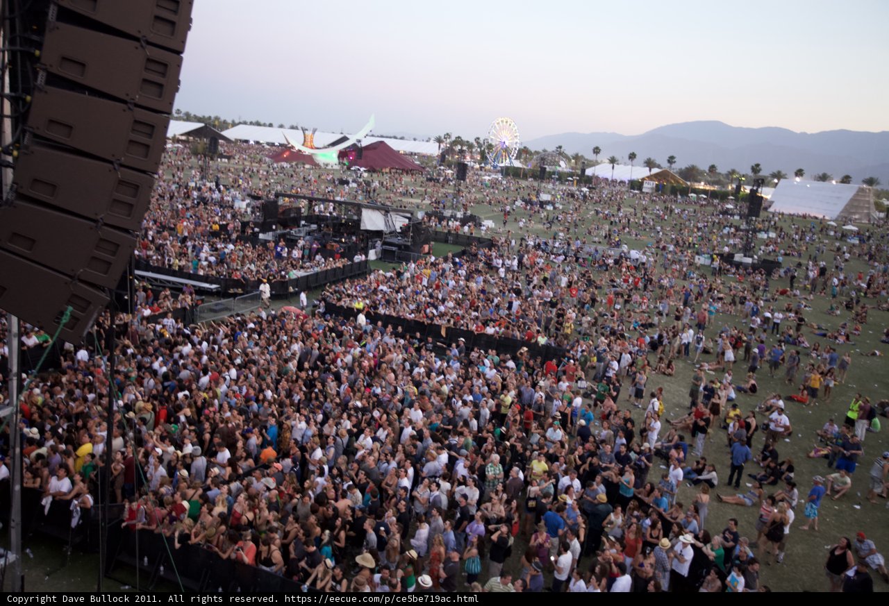Concert Crowd at Coachella 2011