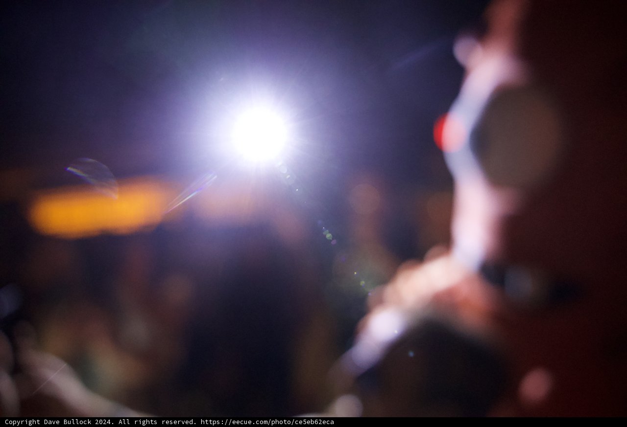 Capturing the Glow: An Electric Night at Coachella 2024