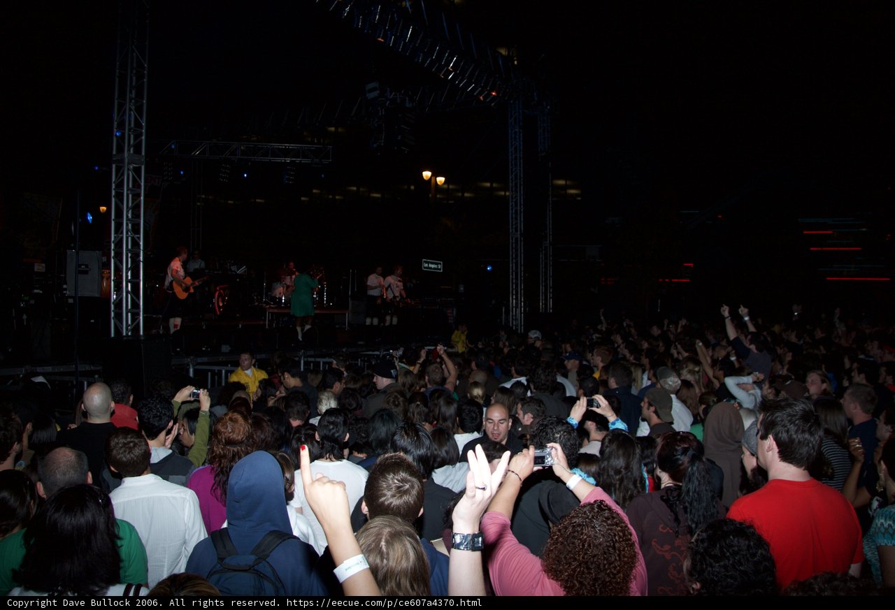 Urban Nightlife Concert Crowd