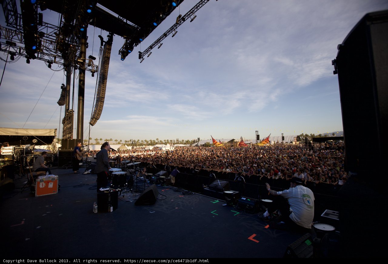 Stage Invasion at Coachella Music Festival
