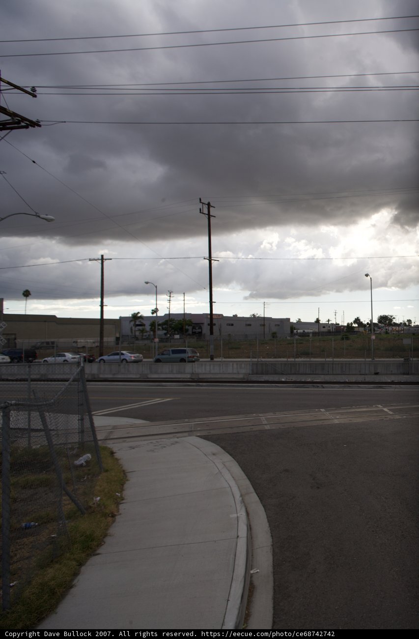 Moody Skies Above the Highway