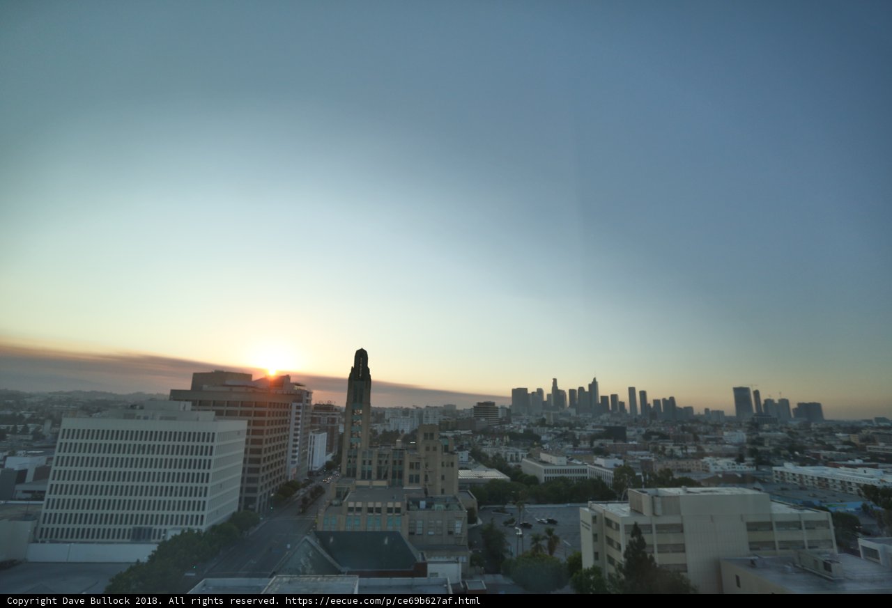 Cityscape at Sunset