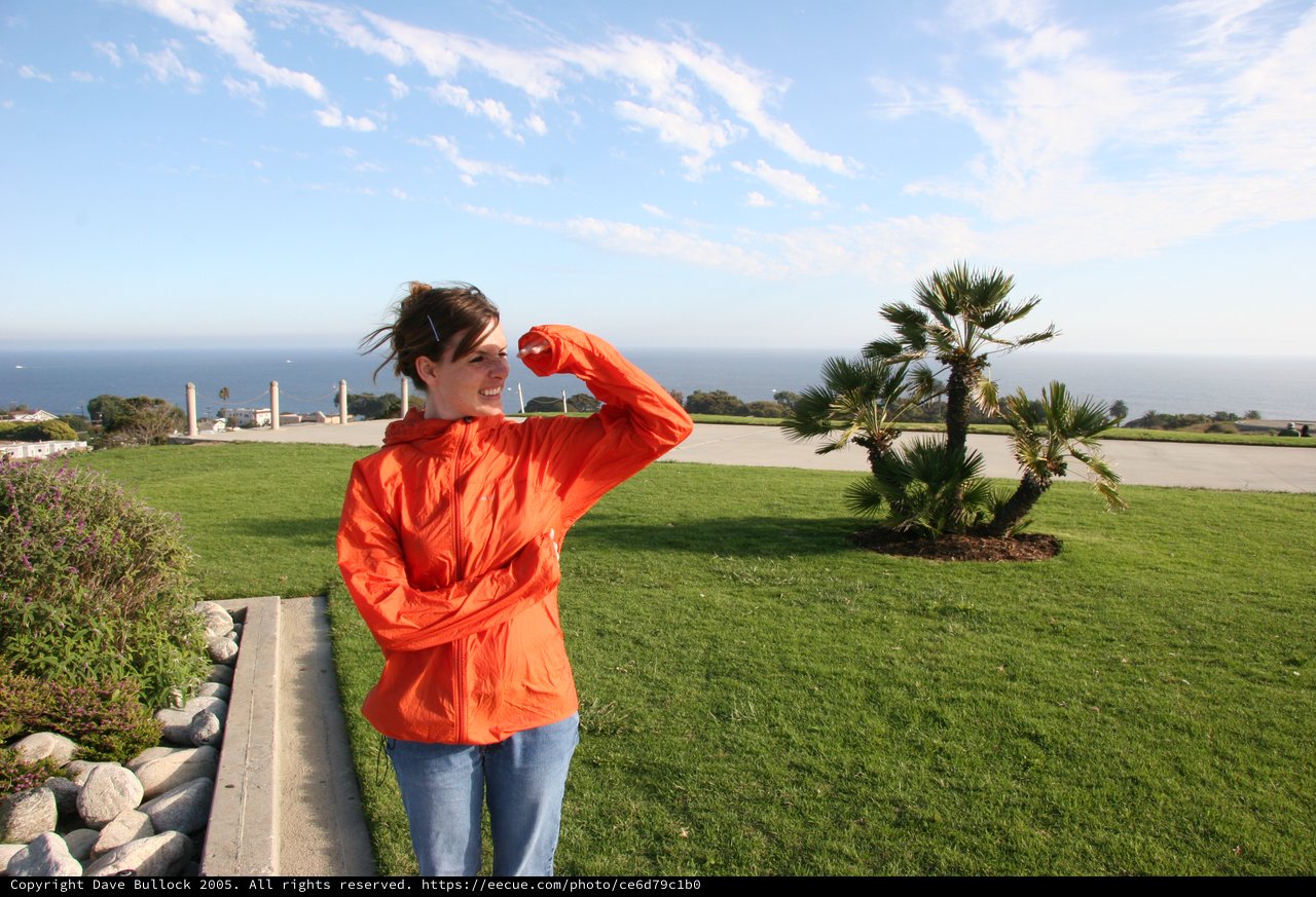 Flexing Strong by the California Coastline