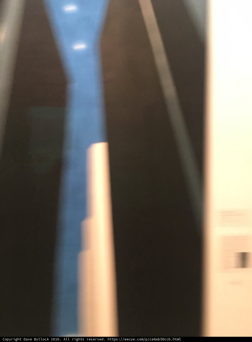 Blue and White Blur