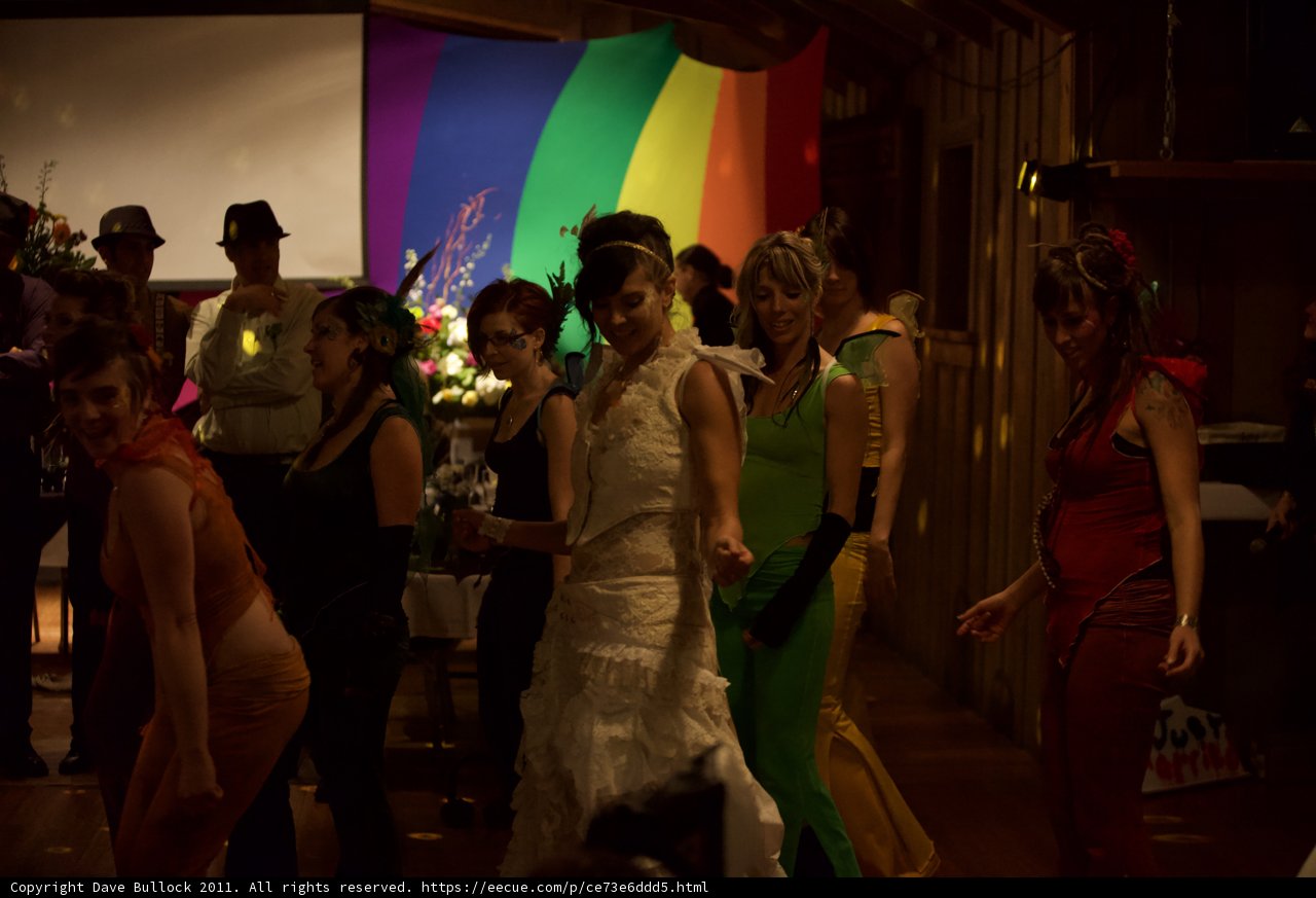 Colorful Dancing at Wickstrom Wedding