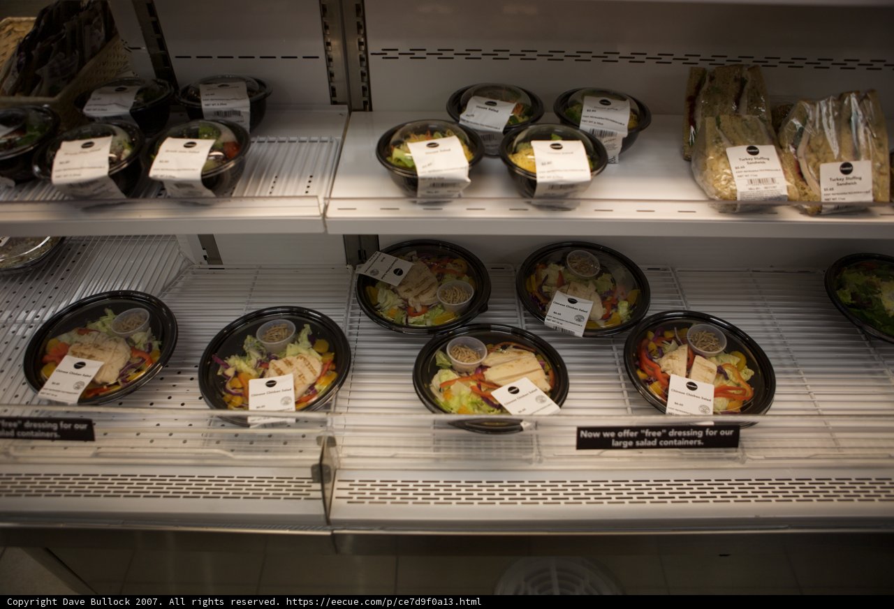 Display of Deli Meals at a Grocery Store