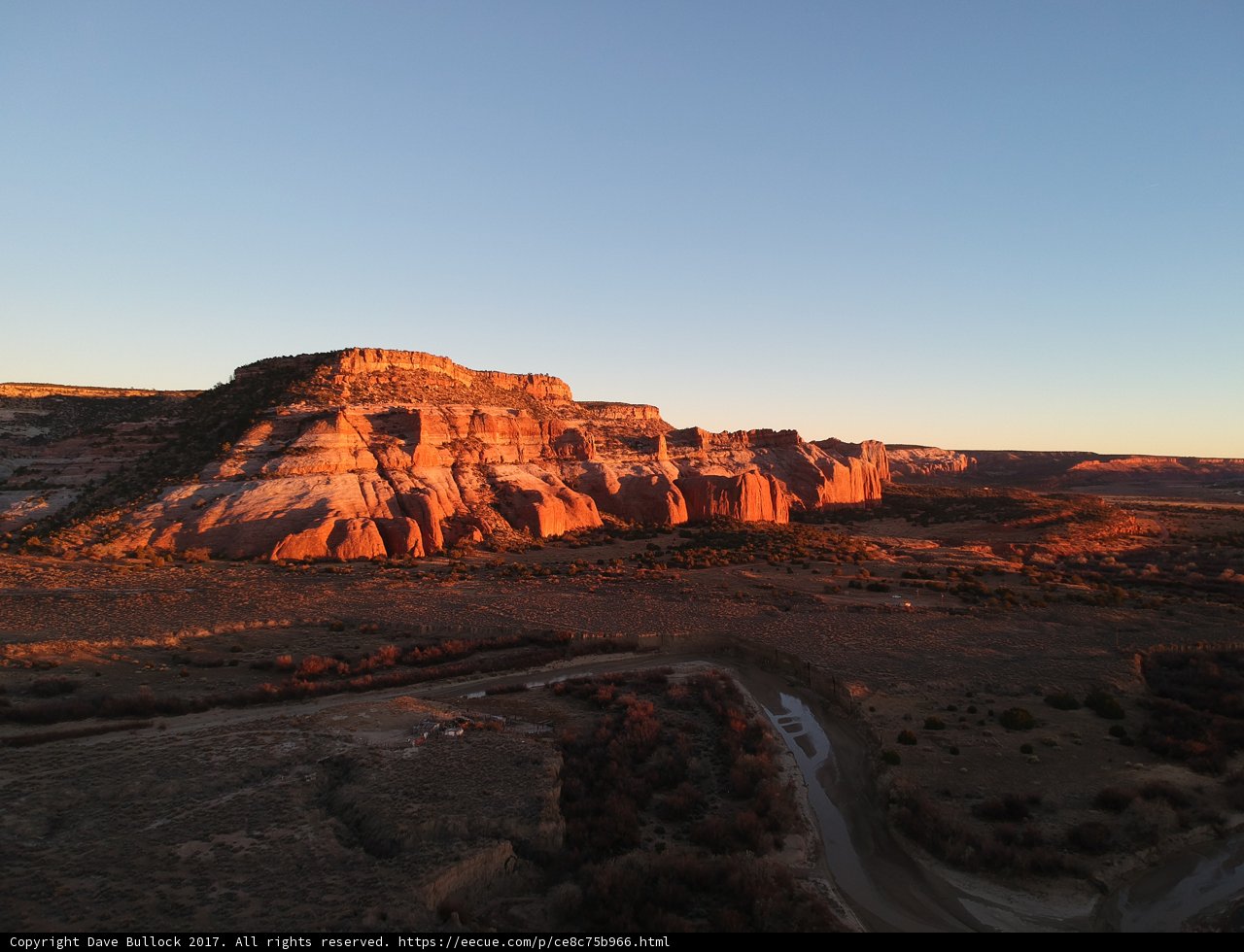 Red Rocks at Sunset on the Navajo Nation