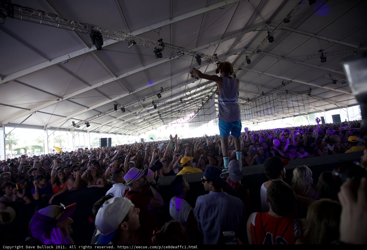 Nick Chinlund rocks Coachella