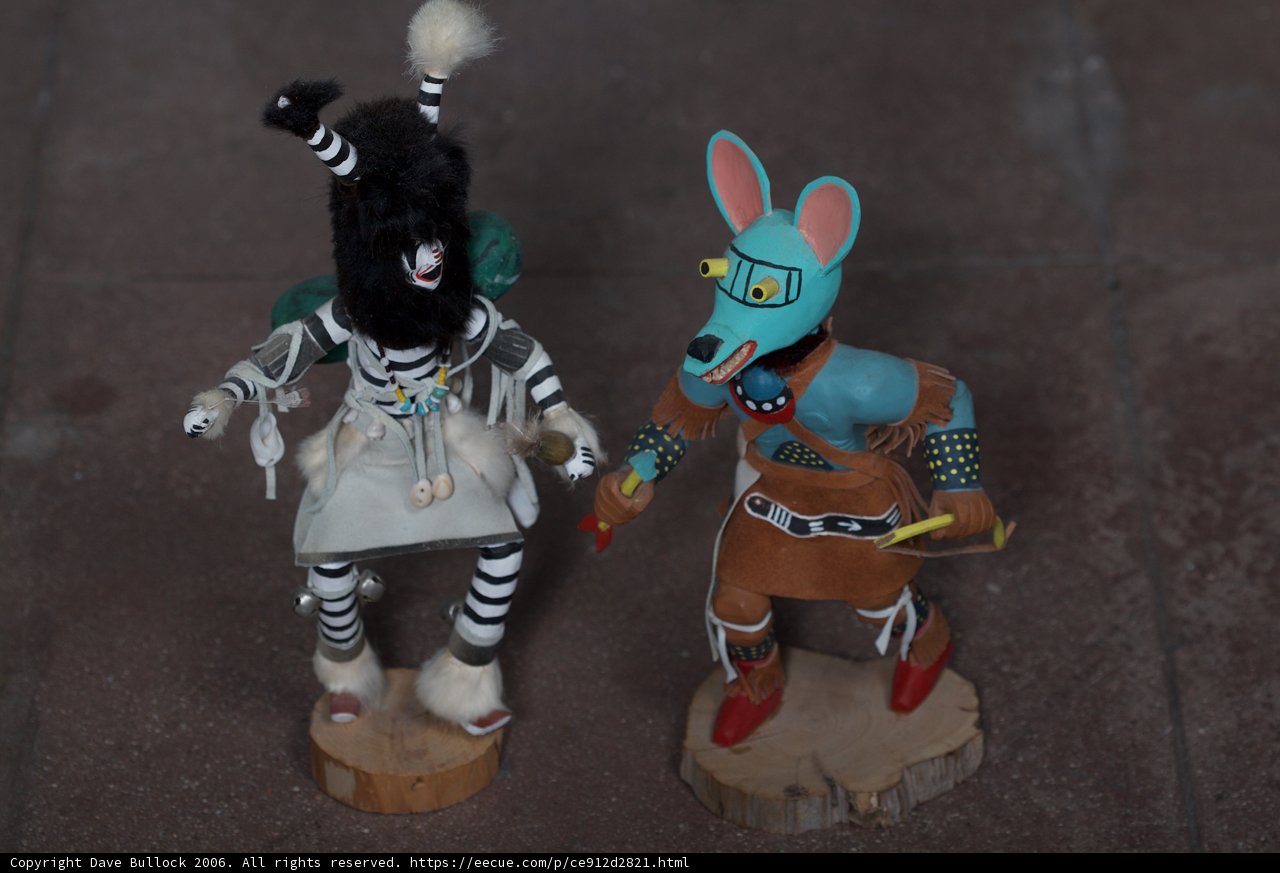 Two Native American Figurines