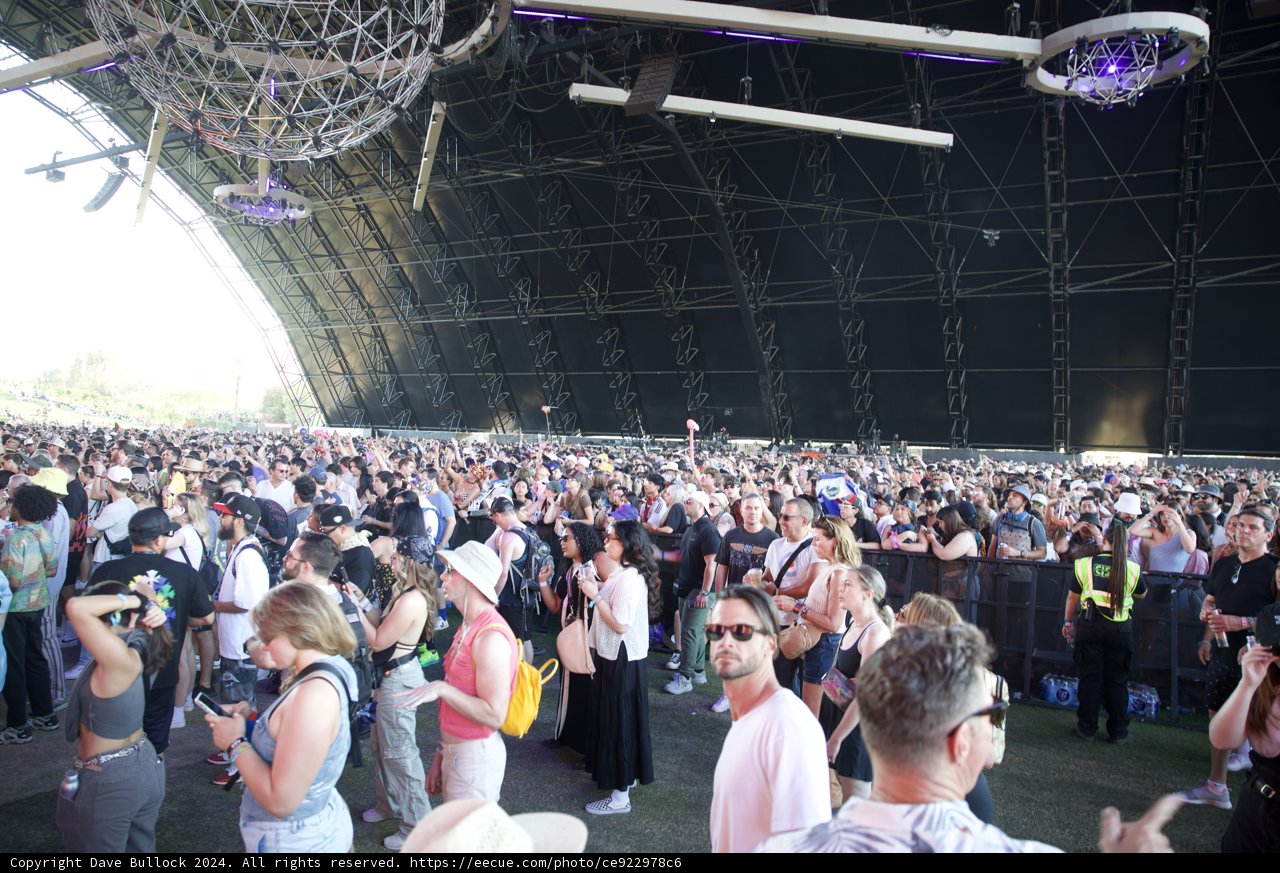 Energetic Crowd at Coachella 2024: Weekend 2 Vibes
