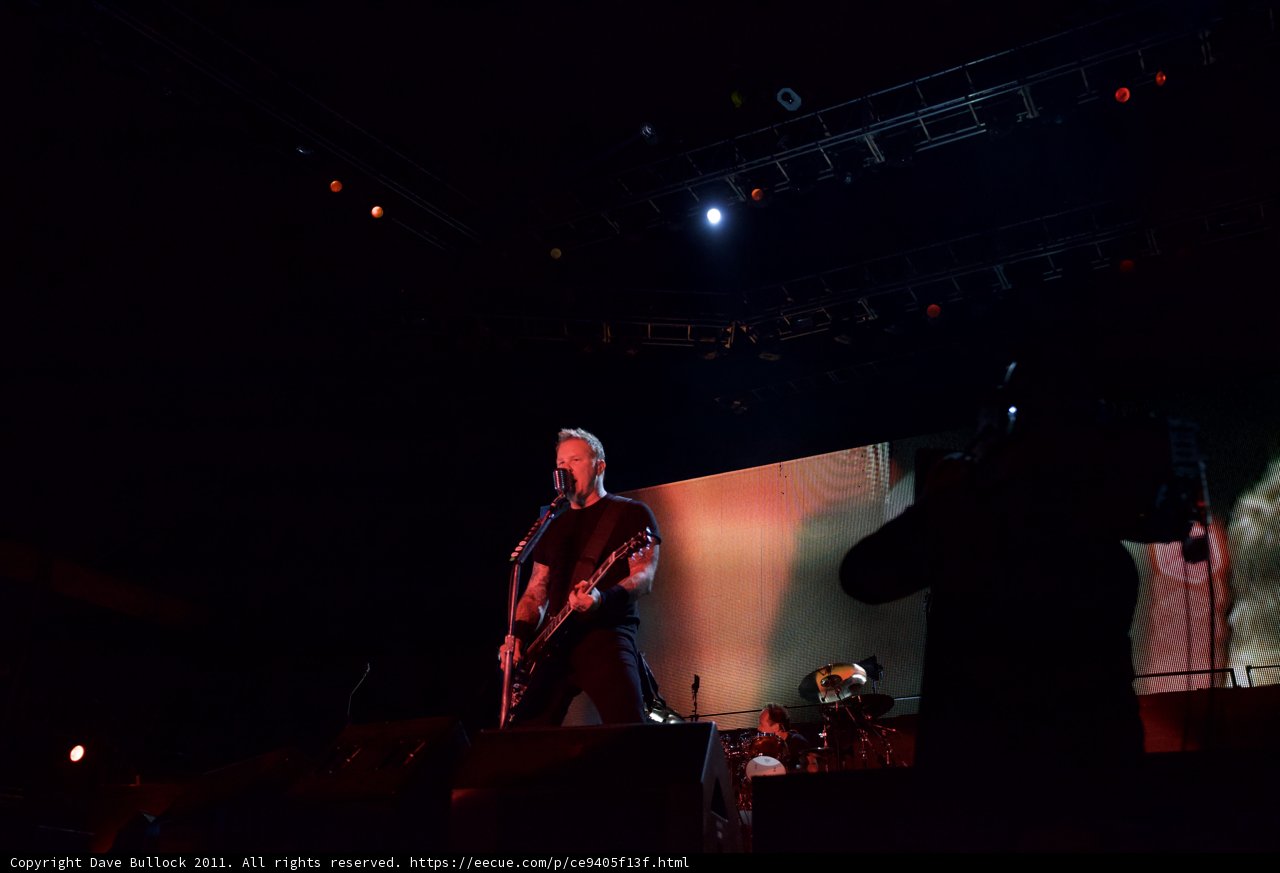 James Hetfield Rocks the Stage at Big Four Festival