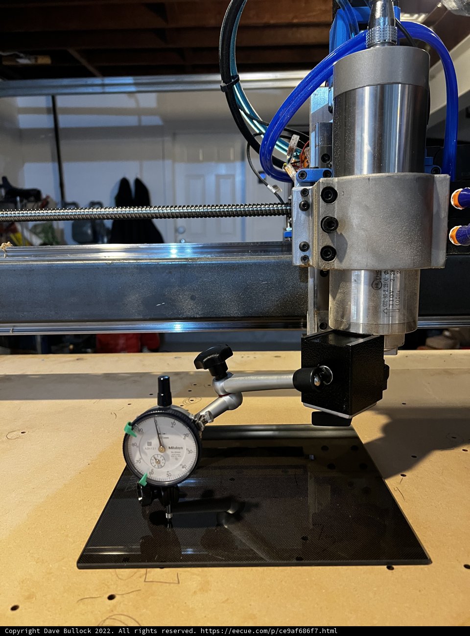 Precision Gauge on Manufacturing Table
