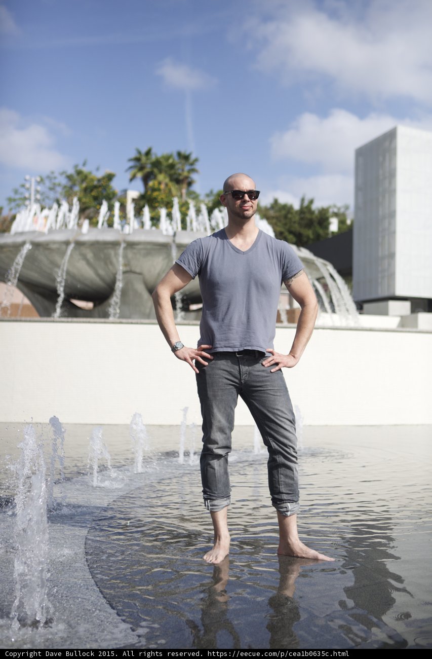 Power Stance in Fountain