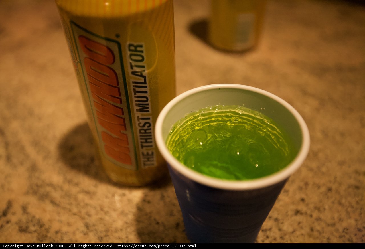 Sipping on Something Green