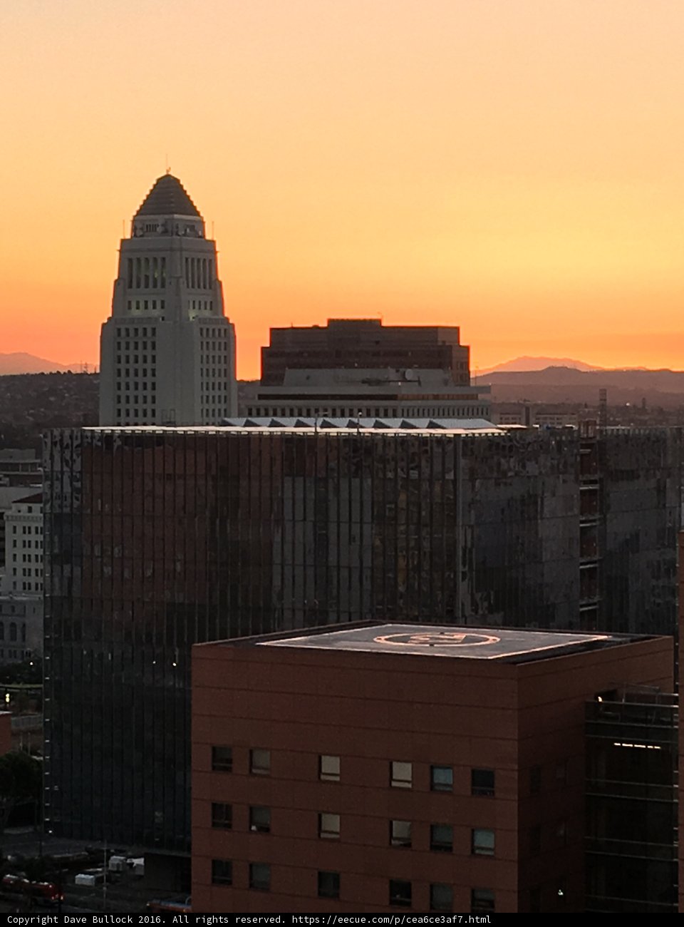 Los Angeles Metropolis at Sunset