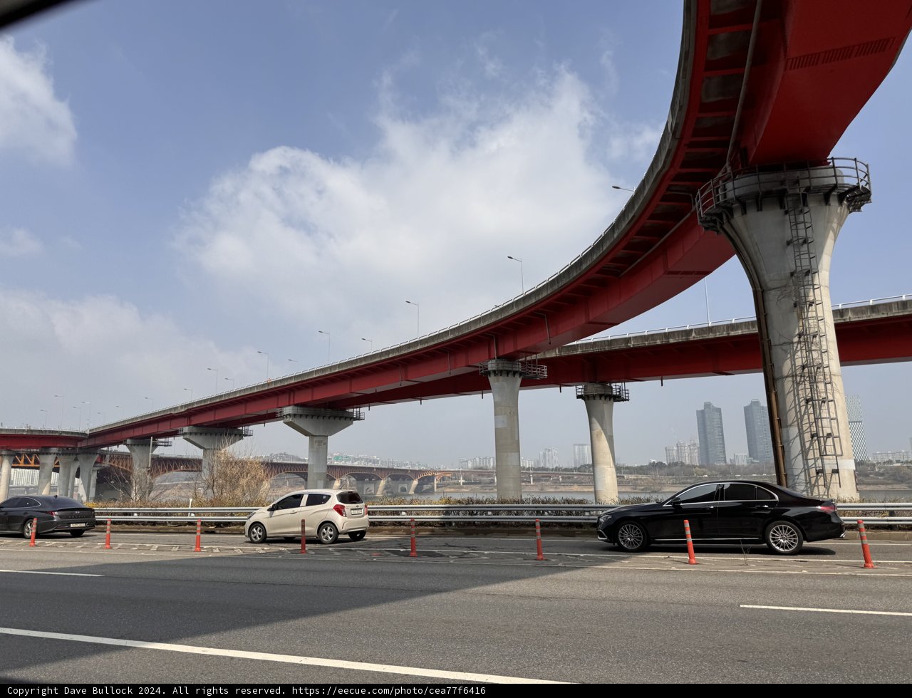 Under the Red Bridge in Seoul