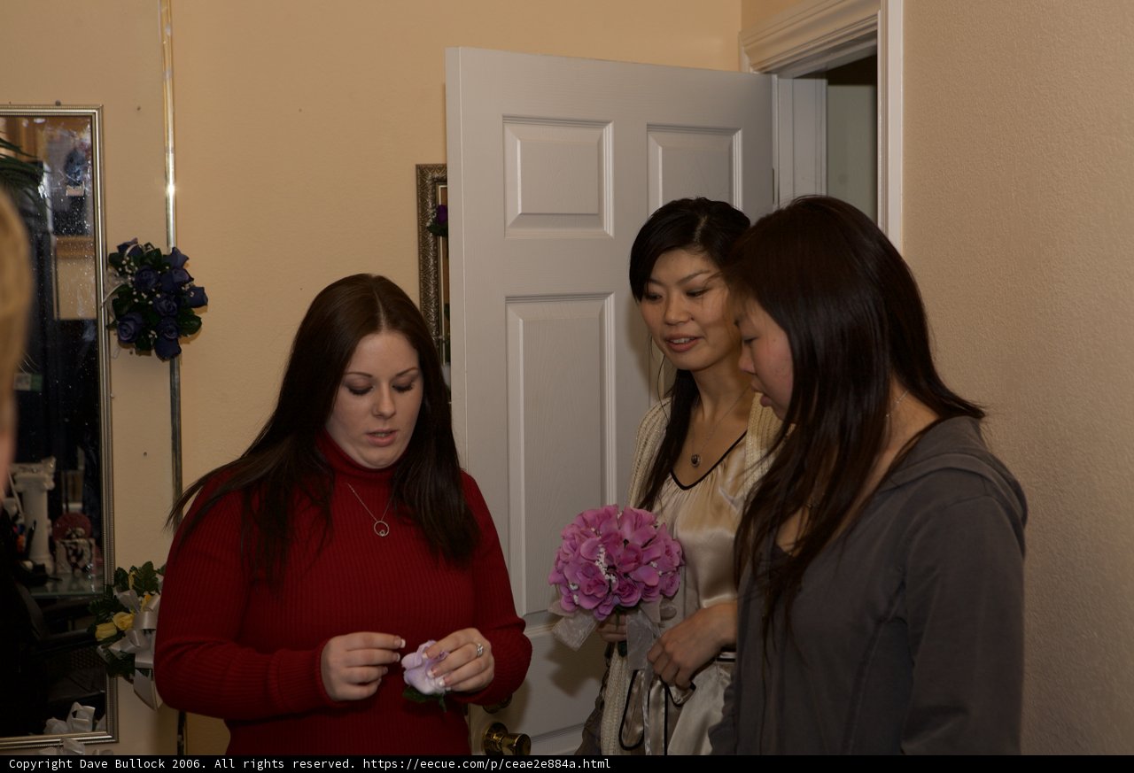 Wedding Bouquet Preparations
