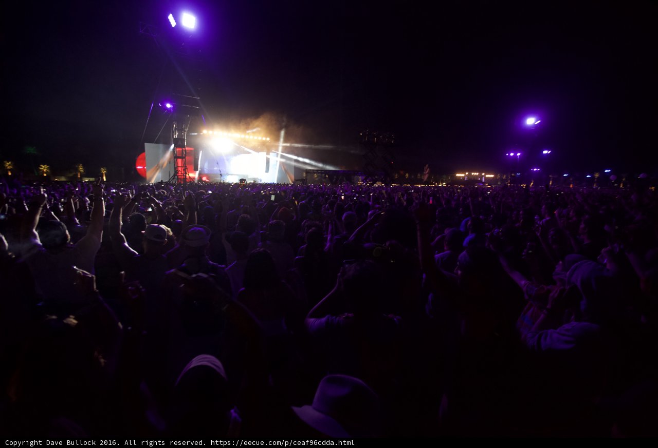 The Electric Energy of the Coachella Crowd