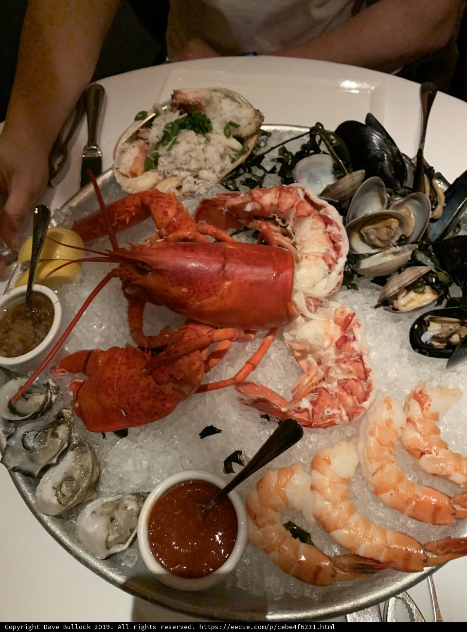 A Platter of Fresh Seafood