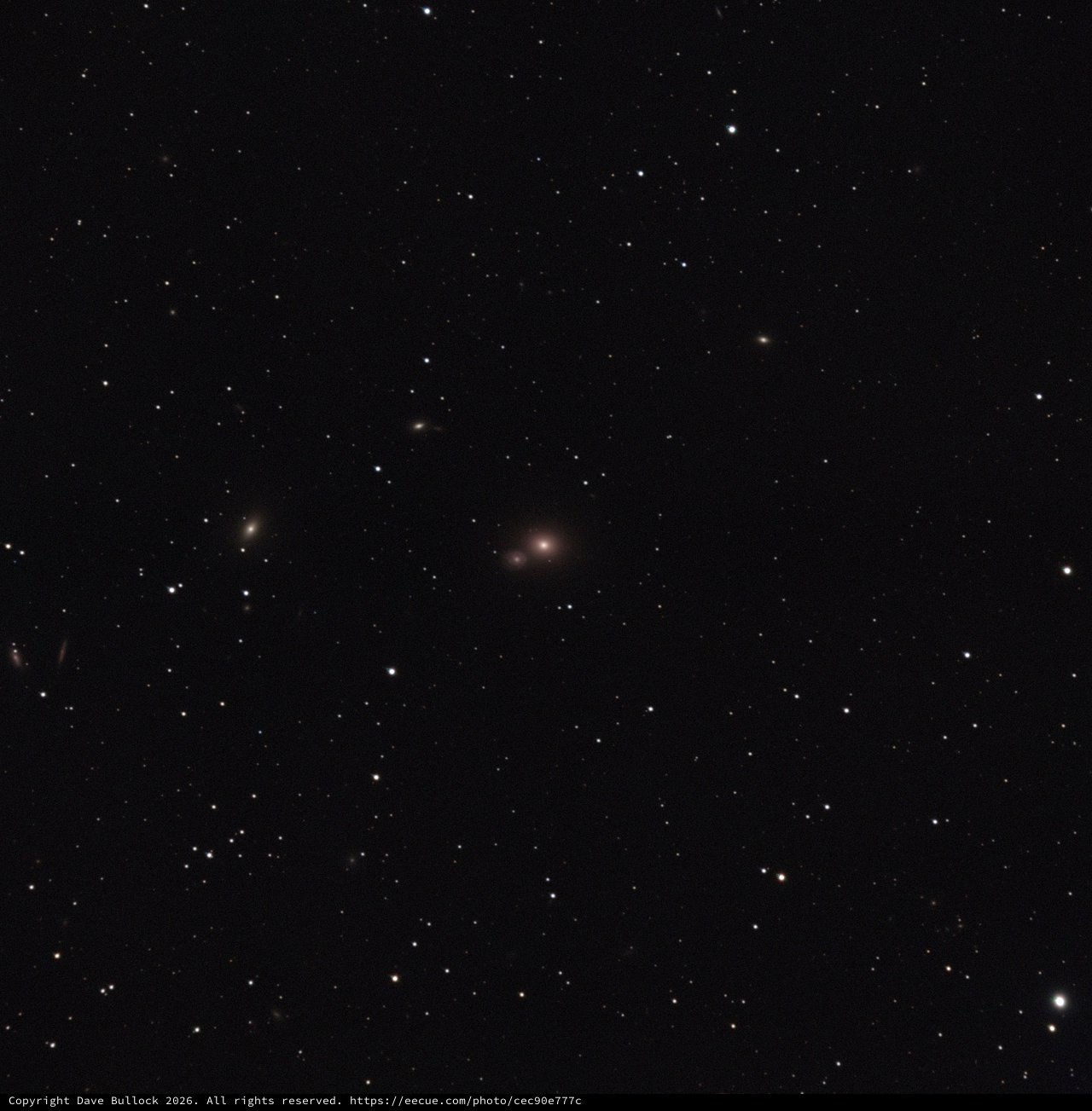 M60 Galaxy in Virgo Cluster - Narrowband Astrophotography