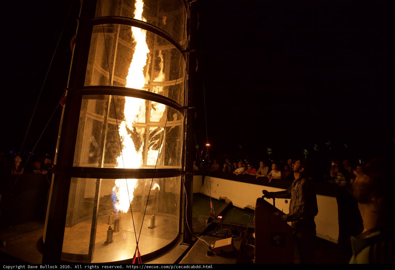 Devon Sawa Stands Tall in Front of Towering Flames