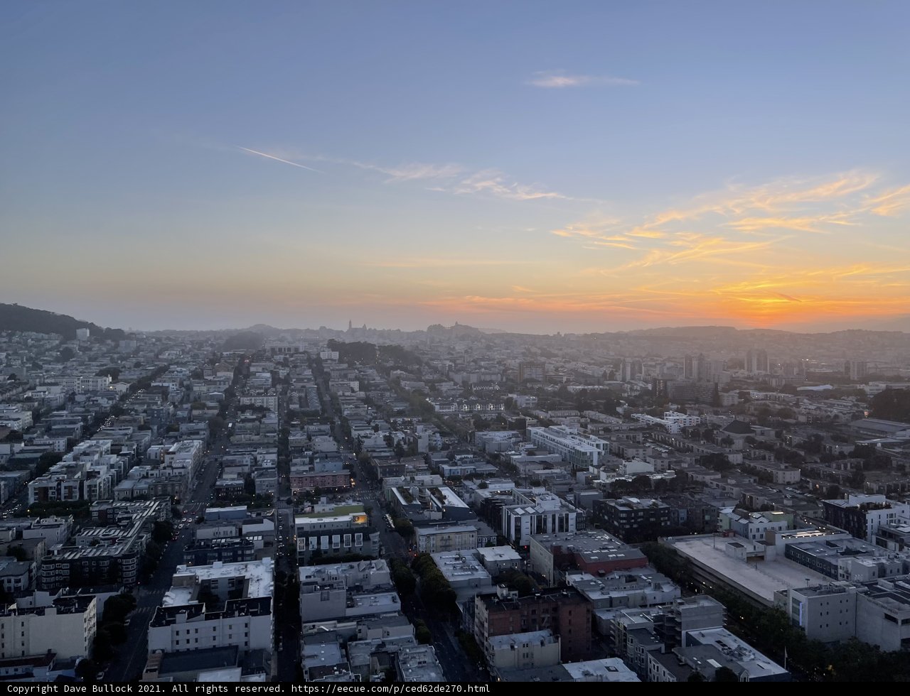 The Majestic San Francisco Skyline at Sunset
