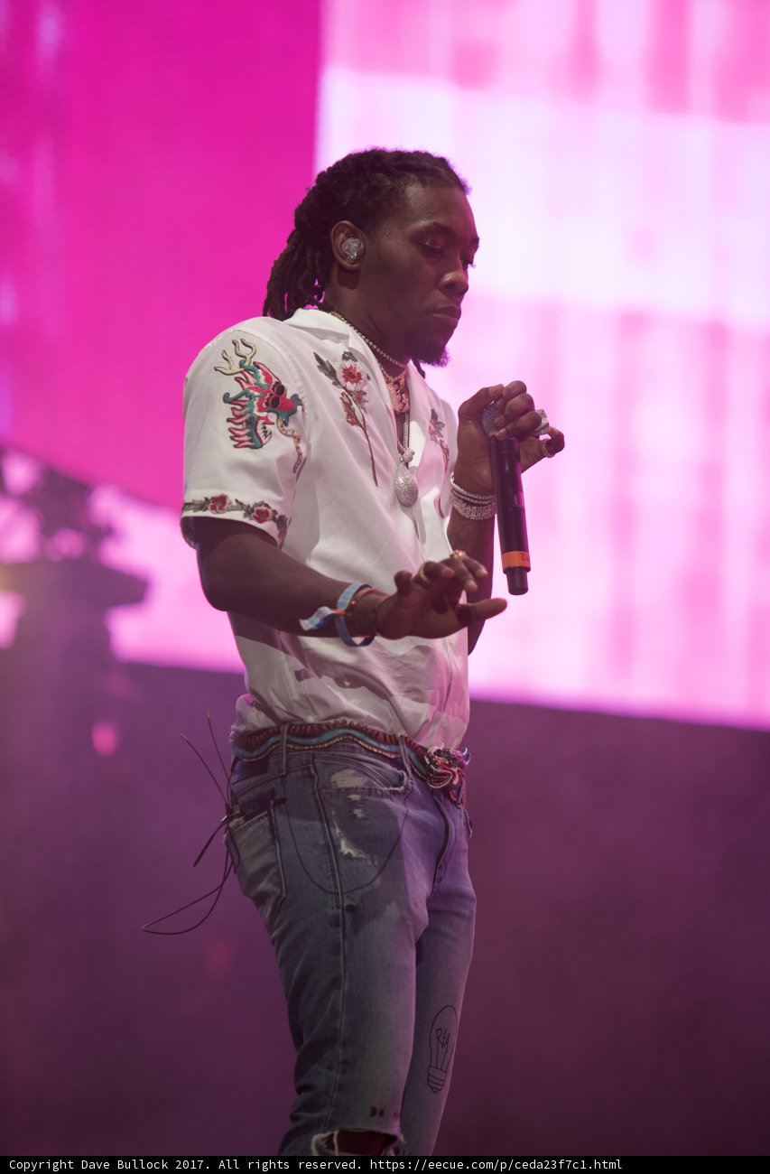Offset Rocks Coachella Stage with His Dreadlocks